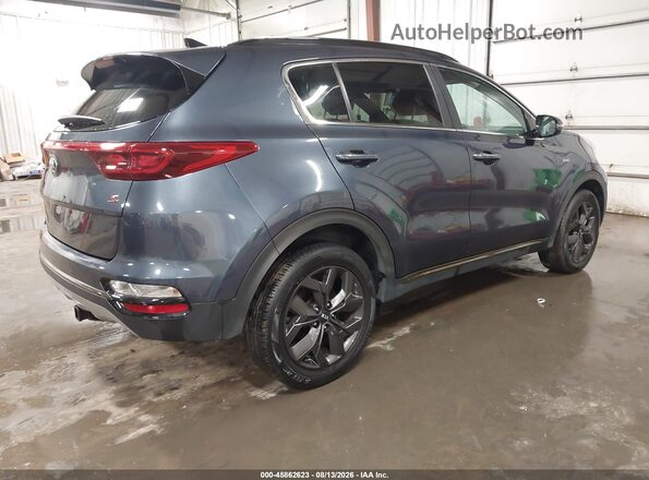 KNDP6CAC1L7728445 2020 KIA SPORTAGE Blue Tył prawy