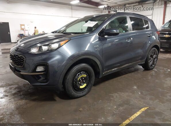 KNDP6CAC1L7728445 2020 KIA SPORTAGE Blue Przód lewy