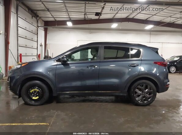 KNDP6CAC1L7728445 2020 KIA SPORTAGE Blue Widok wnętrza z tyłu