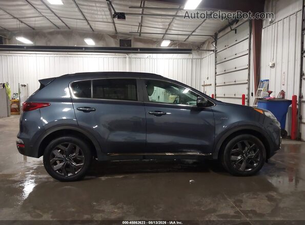 KNDP6CAC1L7728445 2020 KIA SPORTAGE Blue Widok zestawu wskaźników