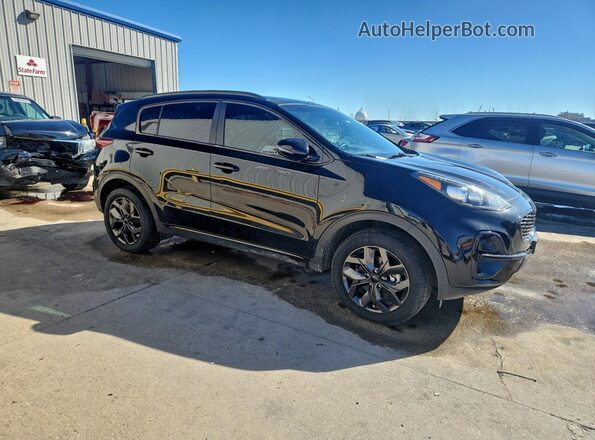 KNDP6CAC1N7998455 2022 KIA SPORTAGE Black Przód prawy