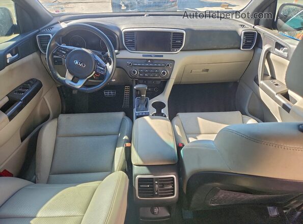 KNDP6CAC1N7998455 2022 KIA SPORTAGE Black Widok deski rozdzielczej