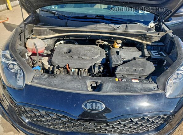 KNDP6CAC1N7998455 2022 KIA SPORTAGE Black Widok komory silnika