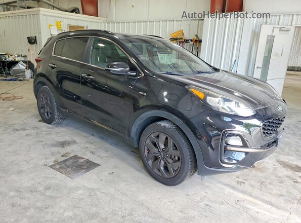 KNDP6CAC2L7681703 2020 KIA SPORTAGE Black Delantero derecho