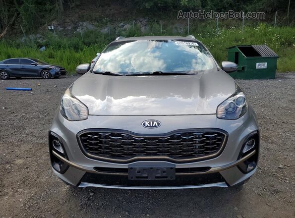 KNDP6CAC2L7779615 2020 KIA SPORTAGE Silver წინა ხედი