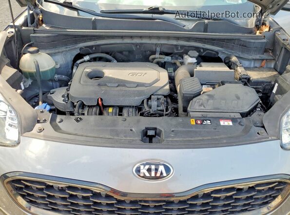 KNDP6CAC2L7779615 2020 KIA SPORTAGE Silver ძრავის განყოფილების ხედი