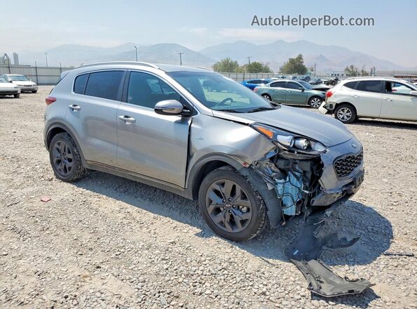 KNDP6CAC2M7857778 2021 KIA SPORTAGE Серебряный Передняя правая четверть