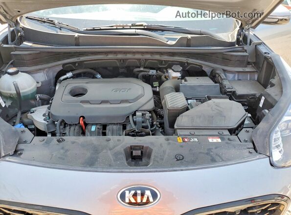 KNDP6CAC2M7857778 2021 KIA SPORTAGE Серебряный Вид задней части салона