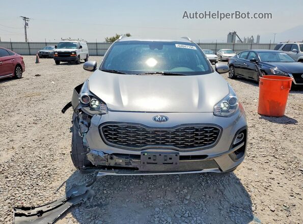 KNDP6CAC2M7857778 2021 KIA SPORTAGE Серебряный Вид спереди