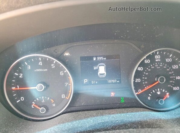 KNDP6CAC2M7857778 2021 KIA SPORTAGE Серебряный Вид щитка приборов