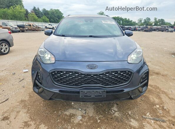 KNDP6CAC2N7974391 2022 KIA SPORTAGE Charcoal Widok z przodu