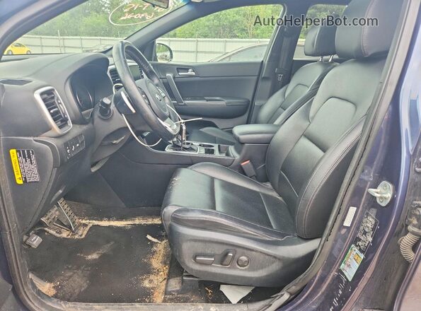 KNDP6CAC2N7974391 2022 KIA SPORTAGE Charcoal Widok wnętrza z przodu