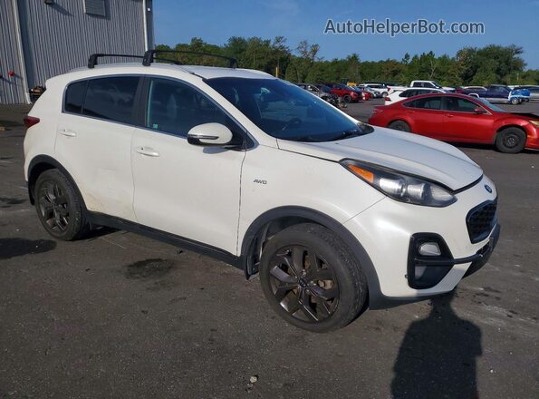 KNDP6CAC3L7840986 2020 KIA SPORTAGE White Передня права чверть
