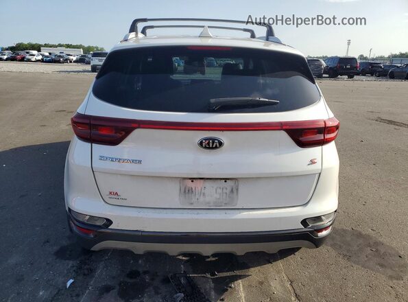 KNDP6CAC3L7840986 2020 KIA SPORTAGE White Вид ззаду
