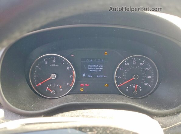 KNDP6CAC3L7840986 2020 KIA SPORTAGE White Вид щитка приладів