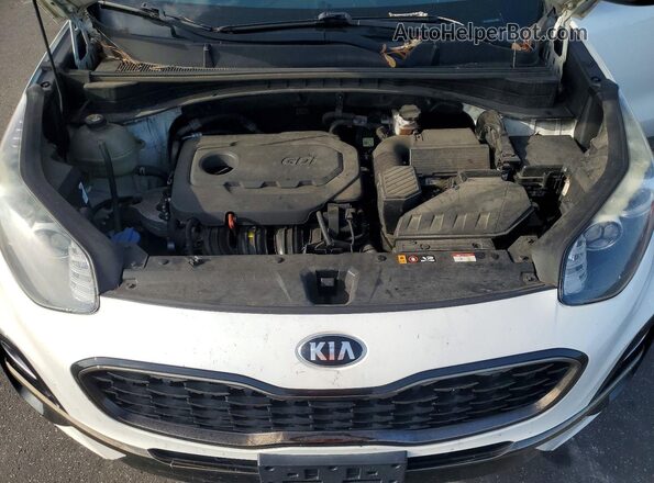 KNDP6CAC3L7840986 2020 KIA SPORTAGE White Вид підкапотного простору