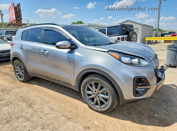 KNDP6CAC5L7698592 2020 KIA SPORTAGE Серый Передняя правая четверть