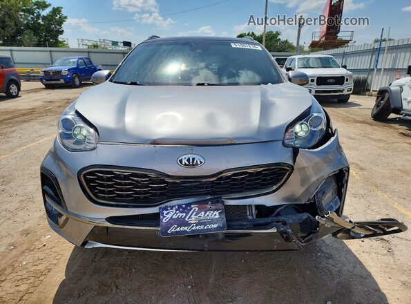 KNDP6CAC5L7698592 2020 KIA SPORTAGE Серый Вид спереди