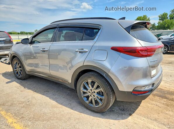 KNDP6CAC5L7698592 2020 KIA SPORTAGE Серый Задняя левая четверть
