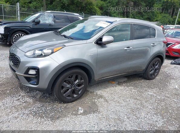 KNDP6CAC5L7748147 2020 KIA SPORTAGE Gray Передня ліва чверть
