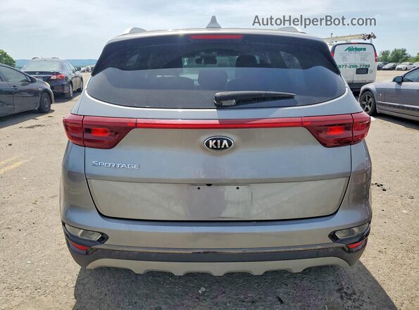 KNDP6CAC5M7878480 2021 KIA SPORTAGE Silver Rear view