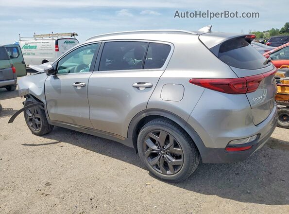 KNDP6CAC5M7878480 2021 KIA SPORTAGE Silver Rear left