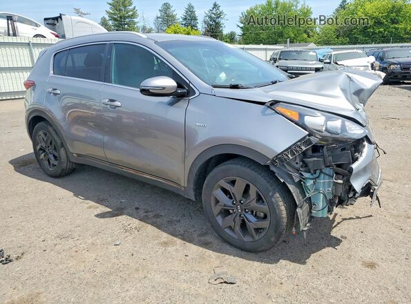 KNDP6CAC5M7878480 2021 KIA SPORTAGE Silver Front right