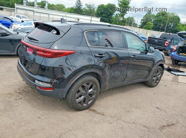 KNDP6CAC5N7975907 2022 KIA SPORTAGE Черный Задняя правая четверть