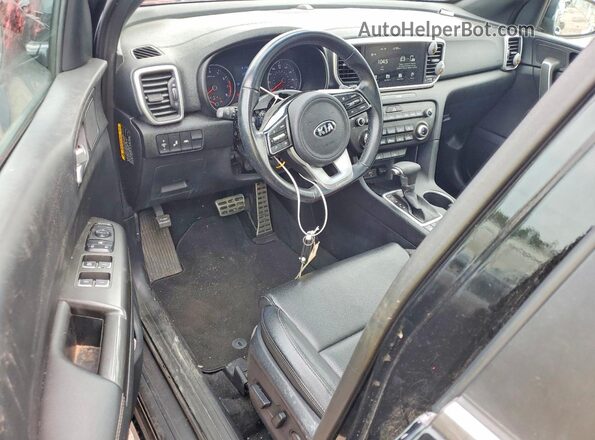 KNDP6CAC5N7975907 2022 KIA SPORTAGE Черный Вид панели приборов
