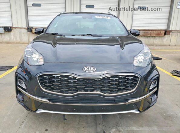 KNDP6CAC9L7708167 2020 KIA SPORTAGE Black Вид спереду