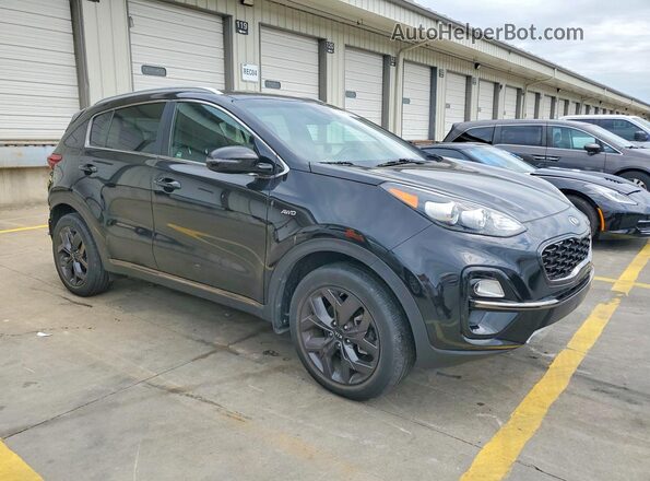 KNDP6CAC9L7708167 2020 KIA SPORTAGE Black Передня права чверть