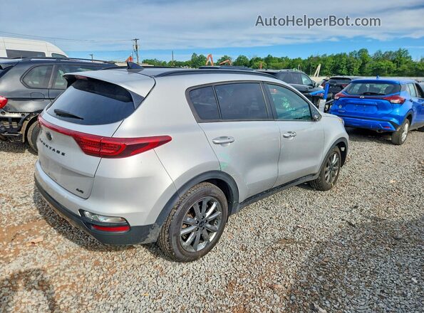 KNDP6CAC9M7860399 2021 KIA SPORTAGE Silver უკანა მარჯვენა