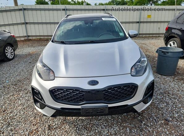 KNDP6CAC9M7860399 2021 KIA SPORTAGE Silver წინა ხედი