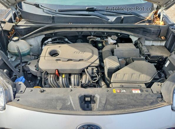 KNDP6CAC9M7860399 2021 KIA SPORTAGE Silver ძრავის განყოფილების ხედი