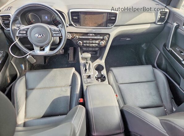 KNDP6CAC9M7860399 2021 KIA SPORTAGE Silver წინა პანელის ხედი