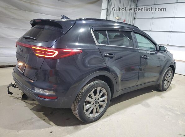 KNDP6CAC9M7916082 2021 KIA SPORTAGE Black უკანა მარჯვენა