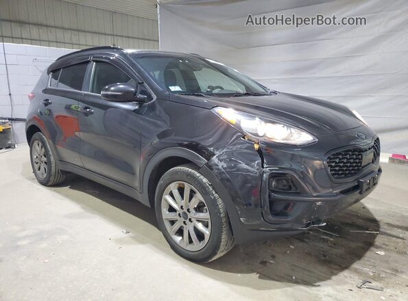 KNDP6CAC9M7916082 2021 KIA SPORTAGE Black წინა მარჯვენა