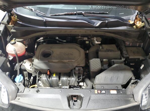 KNDP6CAC9M7916082 2021 KIA SPORTAGE Black ძრავის განყოფილების ხედი