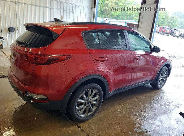 KNDP6CACXM7853395 2021 KIA SPORTAGE Red Trasero derecho