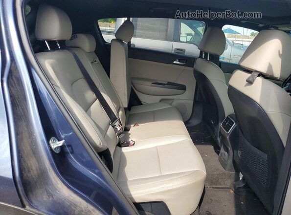 KNDP6CACXN7999247 2022 KIA SPORTAGE Blue Rear interior view
