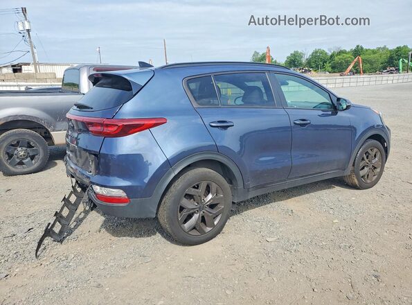 KNDP6CACXN7999247 2022 KIA SPORTAGE Blue Rear right