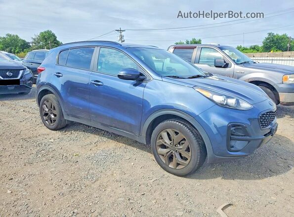 KNDP6CACXN7999247 2022 KIA SPORTAGE Blue Front right