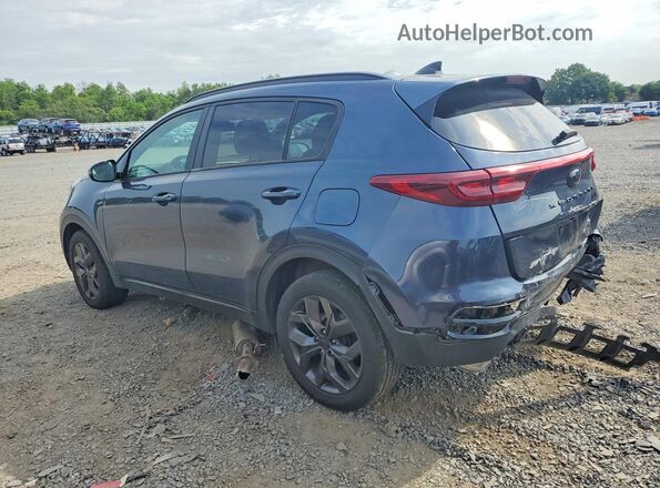 KNDP6CACXN7999247 2022 KIA SPORTAGE Blue Rear left