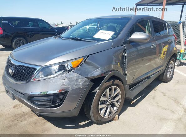 KNDPB3AC0G7839313 2016 KIA SPORTAGE Gray Vista frontal