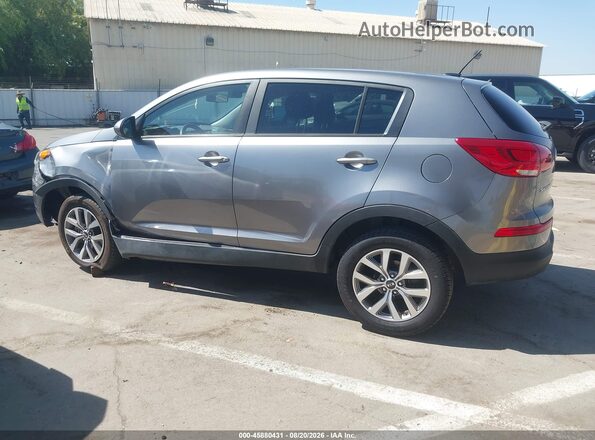 KNDPB3AC0G7839313 2016 KIA SPORTAGE Gray Trasero izquierdo