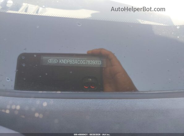 KNDPB3AC0G7839313 2016 KIA SPORTAGE Gray Vista del compartimento del motor