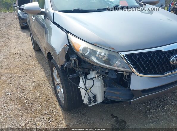KNDPB3AC1G7819670 2016 KIA SPORTAGE Gray Front view