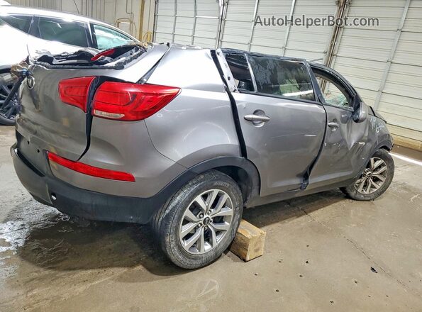 KNDPB3AC1G7832502 2016 KIA SPORTAGE Gray უკანა მარჯვენა