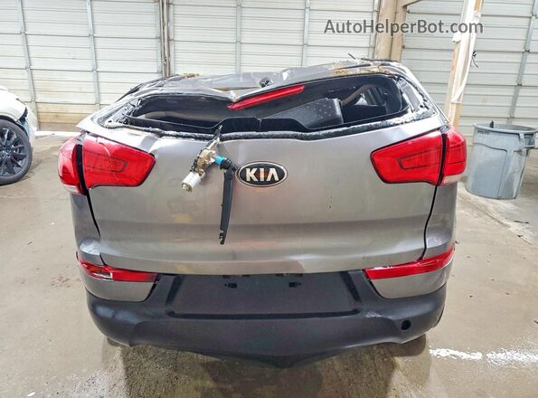 KNDPB3AC1G7832502 2016 KIA SPORTAGE Gray უკანა ხედი