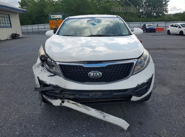 KNDPB3AC1G7855634 2016 KIA SPORTAGE White Դիմացի տեսք